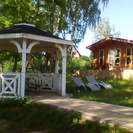 Kameralny Domek Drewniany Letniskowy W Mikolajkach Mikołajki 外观 照片